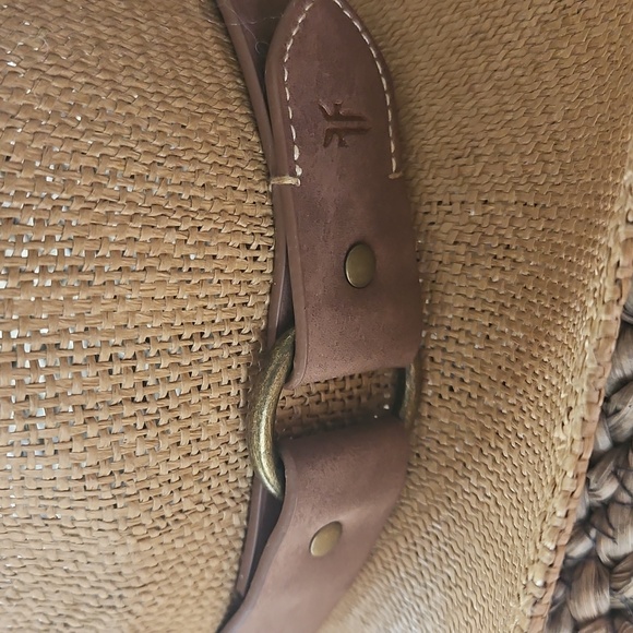 FRYE Straw Cowboy Hat NWT - Picture 4 of 8